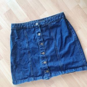 Vintage Style Denim Buttoned Mini Skirt 🌀🌀 Cute